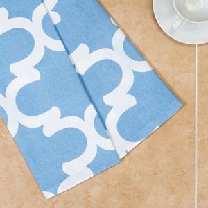 Serviette de cuisine carrée imprimée en coton 100% tissé, écologique, lavable en machine - Product Image 2