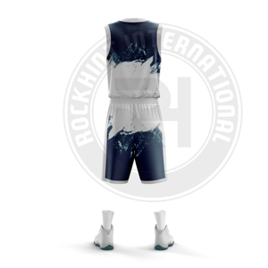 Uniforme de Baloncesto para Deportes de Equipo, Tela de Poliéster Transpirable, Ajuste Atlético, Adecuado para Prácticas, Partidos de Liga y Torneos - Product Image 2