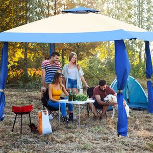 Tente de jardin pliable 13 x 13 pieds avec sac de transport pour patio et jardin - Product Image 1