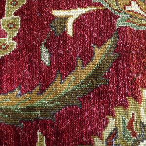 Tapis décoratif DECORDEC en laine écologique beige ivoire, antidérapant, à rayures fines horizontales irrégulières, moderne, tufté à la main, à poils épais - Product Image 4