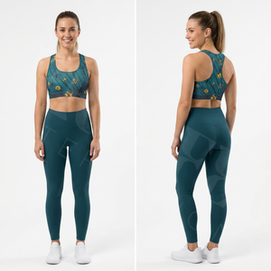 Whole Sale Fitness Apparel Sublimation Polyester Sports <b>Bra</b> Yoga Gym Racerback Workout Crop Top Breathable Activewear Sports <b>Bra</b> - Product Image 3