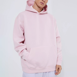 Sweat à capuche pour homme en coton 100% pour l'automne et l'hiver, coupe classique, doublure en polaire, poche double, design uni, vente en gros OEM - Product Image 1