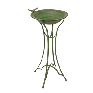 Bain d'oiseaux de jardin haut de gamme en métal et fer forgé, décoration extérieure, taille, forme et couleur personnalisables - Product Image 6