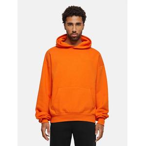 <b>Men's</b> Oversized <b>Black</b> Pullover Hoodie Casual Fleece <b>Sweatshirt</b> Solid Color Hooded Regular Fit Winter Wear 100% Cotton <b>Plain</b> Dyed - Product Image 3