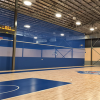 Rideau de séparation personnalisé, rideau de séparation électrique, rideau de séparation pour installations sportives, rideau de séparation suspendu en maille pour terrains