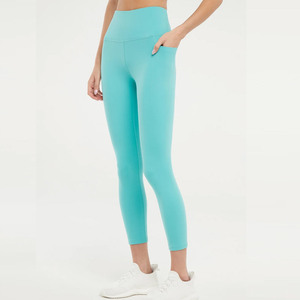 Hot Women Sports Tight Knitted Mid Waist <b>Leggings</b> Hot Selling Sportswear Running Fitness Yoga Gym Breathable Workout <b>legging</b> - Product Image 3