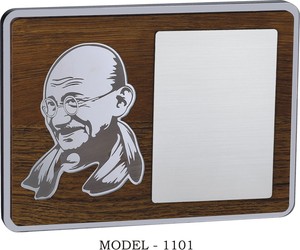 Recuerdo profesional de madera para premios de reconocimiento empresarial y área de impresión para personalización. - Product Image 6
