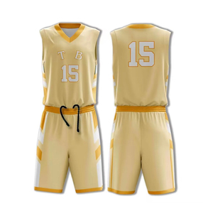 ชุดยูนิฟอร์มบาสเก็ตบอลแบบขายส่งสั่งทำได้ทุกฤดู ไซส์พลัส ระบายอากาศได้ดี ผลิตจากโพลีเอสเตอร์ 100% - Product Image 4