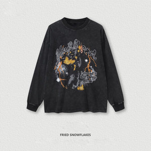 Sudadera unisex personalizada al por mayor con estampado digital, mangas largas y tela premium, ideal para marcas de ropa urbana de temporada. - Product Image 1