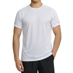 Camisetas Deportivas de Poliéster Transpirable de Corte Regular, Camisetas Deportivas de Verano, Camisetas Deportivas Azules - Product Image 2