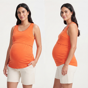 Camiseta sin mangas de maternidad para verano, chaleco de lactancia al por mayor, tops de lactancia de verano, camiseta de maternidad cómoda y transpirable - Product Image 6