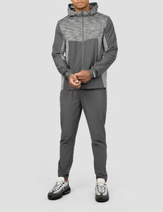 Conjunto de Chaqueta Cortavientos Estampada de Manga Larga para Hombre, Traje Deportivo de Otoño, Microfibra de Nailon de Alta Calidad, Secado Rápido - Product Image 2