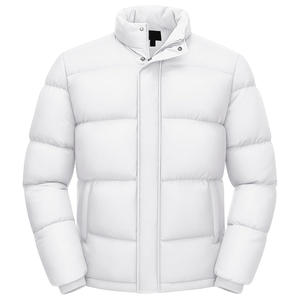 Veste d'hiver pour homme avec logo personnalisé, rembourrage épais, coutures durables, fermeture éclair sécurisée et fabrication professionnelle de vêtements. - Product Image 1