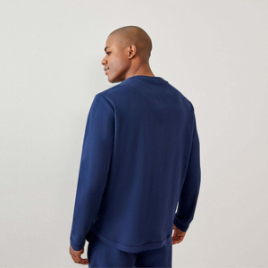 T-shirt uni à manches longues pour homme, coupe classique, nouveau style, avec logo personnalisé, collection été 2026, prix abordable - Product Image 3
