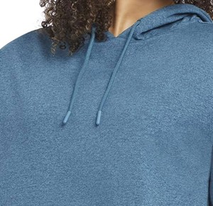 Sweat à capuche épais en coton et élasthanne pour femme, style coréen, décontracté, uni, avec logo personnalisé, grande taille, pour l'hiver et le printemps - Product Image 4