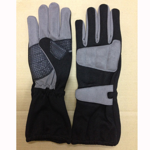 Gants de course imperméables légers à doigts entiers, noirs et gris, antidérapants, avec fermeture auto-agrippante, unisexe, hiver, polyester et coton - Product Image 1