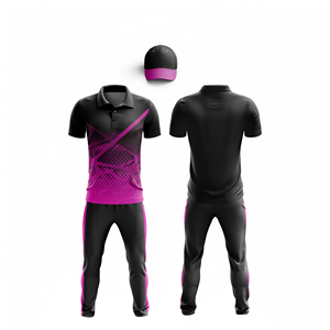 High Quality Polyester Sublimation Cricket Uniform Set | Men <b>Women</b> Youth Cricket Wears Polo Shirt and <b>Trouser</b> Full Team Outfit - Product Image 5
