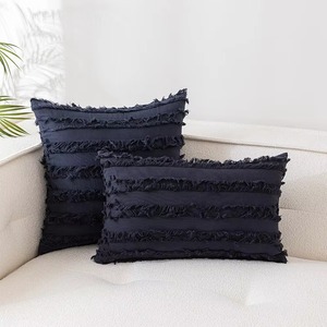 New Arrival Solid Color Cotton Decor <b>Pillow</b> Cases Custom Cushion Cover - Product Image 5