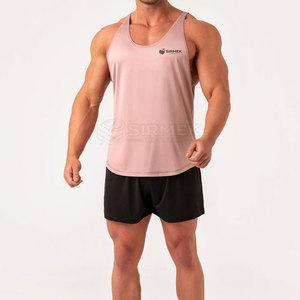 Camiseta sin mangas moderna para hombre, que absorbe la humedad y se seca rápidamente, para gimnasio, ejercicio, fitness, actividades al aire libre, ropa informal, fabricante. - Product Image 4