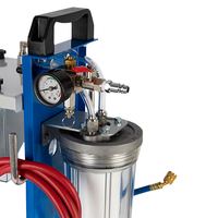 Machine de rinçage de conduites de climatisation automobile pneumatique semi-automatique portable de 2 L pour système de climatisation de voiture