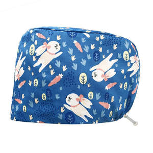 Gorro quirúrgico de algodón con logotipo personalizado al por mayor, con lazo ajustable para enfermeras, gorro médico con forro de satén, talla ajustable - Product Image 4