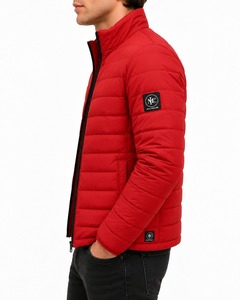Premium Quality Canvas Mens Puffer Jacket Insulated Winter <b>Coat</b> with Front Logo for Outdoor Adventures <b>Travel</b> Casual Comfort - Product Image 6