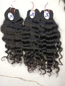 Vente en gros de haute qualité 100% vierge brut indien Remy extensions de tissage de cheveux humains 30 pouces style de vague modèle de corps non transformé - Product Image 4