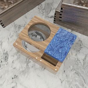 Quemador de Incienso de Sándalo Hecho a Mano Ecológico con Patrón de Flor de Lis, Soporte Aromático para Uso en Todas las Estaciones - Product Image 6