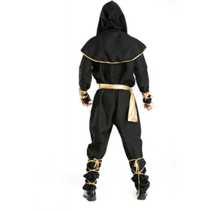 Nuevo Traje Ninja Unisex de Color Sólido y Transpirable; Color Personalizado; Disfraz 100% Poliéster - Product Image 4