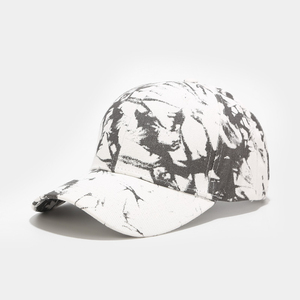 Tie Dye Baseball <b>Cap</b> 6-Panel Cotton Unisex Casual Hat Spring Summer Outdoor Wear - Product Image 2