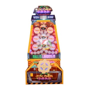 Coin Operated Ball Drop Golden Gear Lite Luck Ticket Redemption <b>Arcade</b> <b>Machine</b> for Kids Adults Indoor - Product Image 1