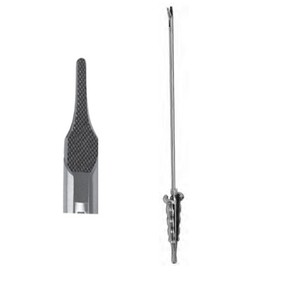MIS Ryder Needle Holder Straight with Lock Narrow Jaws Tungsten Carbide Inserts 5mm Shaft 17cm Working 30cm Overall – ZETOMEDPRO - Product Image 1
