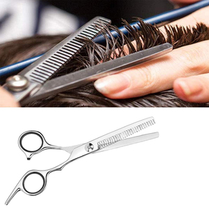 High Quality Hair Cutting Scissors Barber <b>Shears</b> Stainless Steel Hair Styling <b>Tools</b> Thinning Scissors with Adjustable Screw - Product Image 5