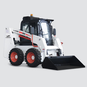 Mini-chargeuse compacte sur chenilles, diesel, avec plusieurs accessoires pour l'agriculture et l'aménagement paysager - Product Image 3