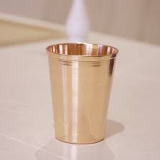 Handcrafted Copper Glass Tumbler Artisan Ayurvedic Drinking Water Cup Metal <b>Drinkware</b> Export Supplier - Product Image 5