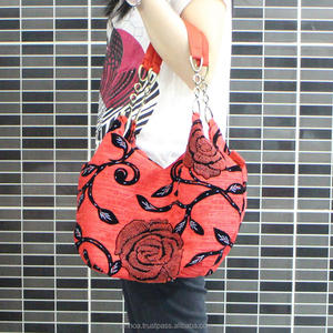 À la main Floral Perlé Femme Sac À Main - Product Image 3