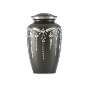 Cremation Urns Funeral Ashes Memorial Keepsake Burial Urns Metal Brass Handmade Modern Design 3-4L Capacity Customized Printing - Product Image 1