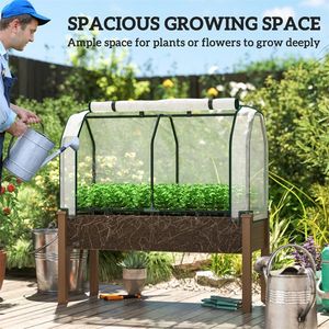 Jardinera Galvanizada Resistente, Cama de Cultivo Elevada para Exteriores - Product Image 5