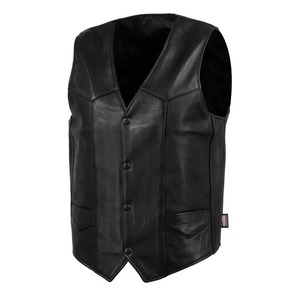 Chaleco de Cuero Profesional para Motocicleta, con Logotipo Personalizado, Estilo Biker, Transpirable, Vintage, Impermeable, Resistente al Viento, Reversible, para Invierno - Product Image 6