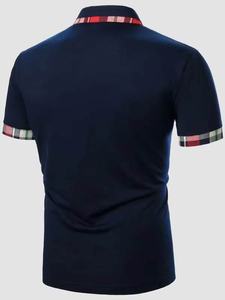Polo décontracté classique pour homme en coton à manches courtes |   Tissu confortable et respirant |   Impression de logo personnalisé - Product Image 4