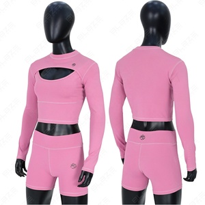 Blaze Fight Wear Women's Set Wear Custom Lightweight Compression New Skinny Fit Yoga Pants Knee Elastic Waist Yoga Leggings - Product Image 2