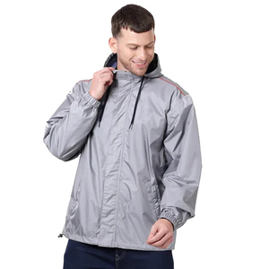 High Quality Custom Logo Embroidered Casual Fashion Waterproof <b>Jacket</b> Unisex Sport Fitness Running Hiking Full Zip <b>rain</b> - Product Image 1