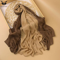 Hijab Panjang Raccoon Sports Bahan Katun Jersey/Polyester Chiffon Solid, Stylish, Modis untuk Wanita, Kualitas Terbaik, Ringan