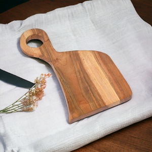 เขียงไม้แฮนด์เมดเขียงหั่นผักเครื่องครัวเขียงไม้กระถิน - Product Image 4