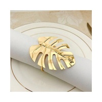 Rond de serviette en or spirale design ronds de serviette look royal moderne rond de serviette de haute qualité pour mariage Vente en gros