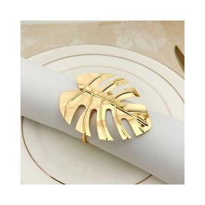 Wholesale Napkin ring <b>Gold</b> Spiral Design napkin rings modern royal look high quality napkin ring for wedding - Product Image 3