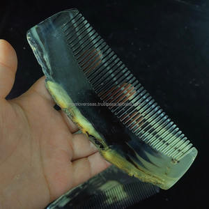 Peine de cuerno de buey hecho a mano de lujo Premium para hombres y mujeres peine de cuidado del cuero cabelludo de crecimiento de cabello Natural - Product Image 1