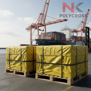 Bâche marine enduite de PVC de qualité export, résistante aux intempéries, haute résistance à la traction, couverture protectrice pour navires et quais - Product Image 4