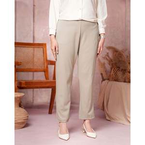 Pantalon Harem Bohème Deya pour Femme XS-XL en Rayonne à Jambes Larges avec Volants, Motif Patchwork Délavé, Coupe Ample pour le Travail - Product Image 2