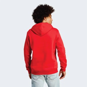 Sweat à capuche 100 % coton épais en molleton lourd pour l'hiver, avec logo personnalisé sur le devant, coupe oversize, style streetwear basique en mélange de coton - Product Image 2